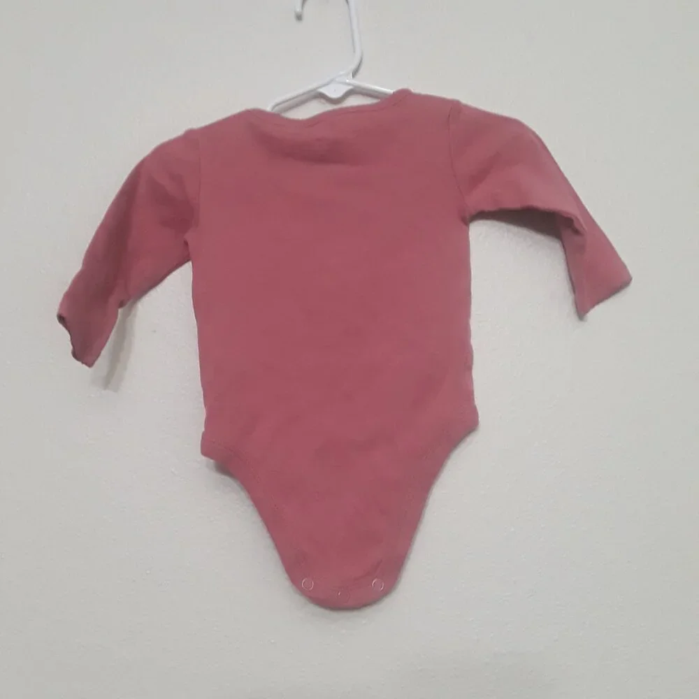 Carter's Pink Long Sleeve Bodysuit